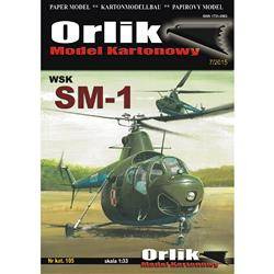 Model kartonowy Orlik Śmigłowiec WSK SM-1