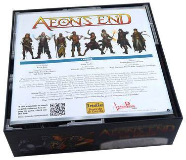 Insert do gry Aeon's End lub Aeon's End: Wieczna Wojna lub Aeon's End: Nowa Era lub Aeon's End: Outcasts, mieści dodatki (Folded Space)