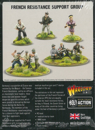 Bolt Action French Resistance Support Group