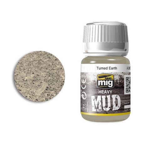 AMMO MIG 1702 Heavy mud - Turned earth 35 ml.