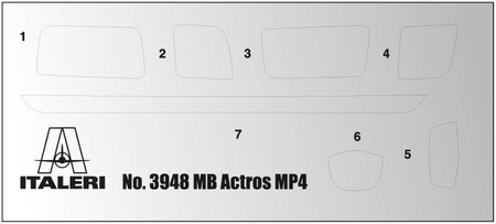 Italeri 3948 Mercedes-Benz MP4 Big Space