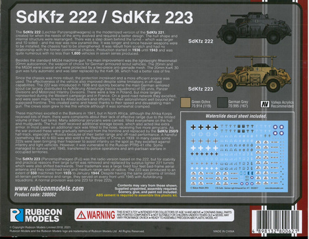 Rubicon Models 280062 SdKfz 222 / SdKfz 223