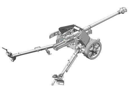 Das Werk 35027 German 7,5cm PaK40