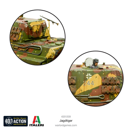 Bolt Action WWII Jagdtiger tank destroyer