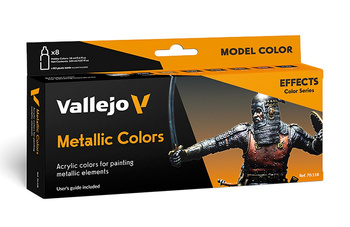 Vallejo Model Color 70118 Metallic Colors zestaw 8 farb
