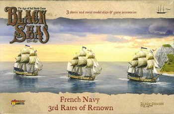 Black Seas French Navy 3rd Rates of Renown - okręty 1:700