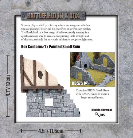 Battlefield In A Box Wartorn Village Small Ruin