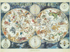 Puzzle 1500 Mapa z fantastycznymi zwierzętami (Ravensburger)