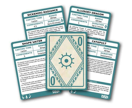 D&D 5.0 Xanathar's Guide Spellbook Cards