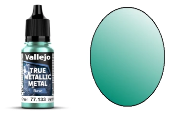 Vallejo 77133 True Metallic Metal 133 Base Beetle Green