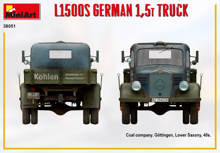 MiniArt 38051 L1500s German 1,5T truck