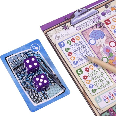 Wirus Roll&Write Wykreślanka