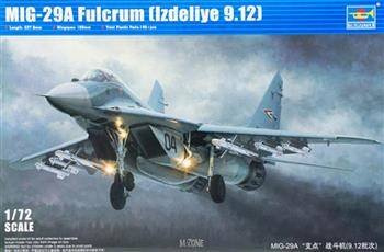 Trumpeter 01674 Mig-29A Fulcrum (Izdeliye 9.12)