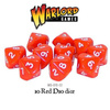 Zestaw Kości D10 Red czerwone (Warlord)