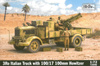 Model do sklejenia IBG 72098 3Ro Italian Truck 100/17 100mm Howitzer