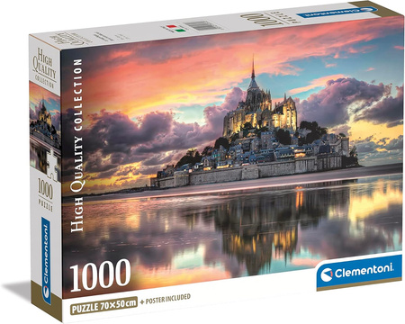 Puzzle 1000 el. Clementoni 39769 Compact Le Magnifique Mont Saint-Michel