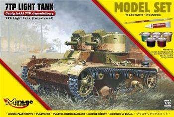 Mirage Hobby 835094 7TP Czołg Lekki Dwuwieżowy
