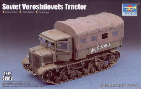 Trumpeter 07110 Soviet Voroshilovets Tractor