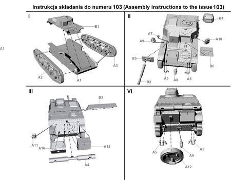 Wrzesień 1939 nr 103 z modelem francuskiego niszczyciela czołgów AMR 35 ZT3