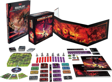 Dungeons&Dragons 5 Ed. Dragonlance Shadow of the Dragon Queen Deluxe Edition ENG - podręcznik + gra planszowa Warriors of Krynn