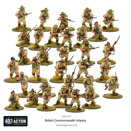 Bolt Action WWII British Commonwealth Infantry