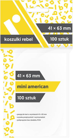 Koszulki planszowe Mini American (Rebel)