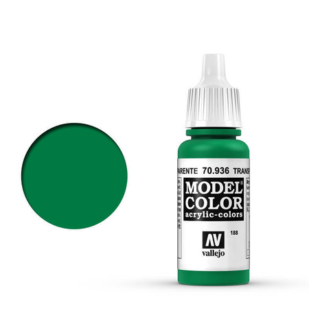 Farba Vallejo 70936 Transparent Green MC188