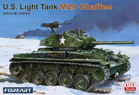 Foreart 2003 M24 Chafee U.S. Light Tank model plastikowy do sklejenia i pomalowania