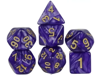 Kości zestaw RPG wzór 640