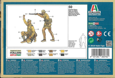 Italeri 6076 Africakorps zestaw plastikowy do sklejenia i pomalowania