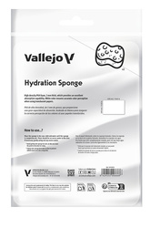 Vallejo B90002 Hydration Spong gąbki nawilżające do mokrej palety 2 sztuki