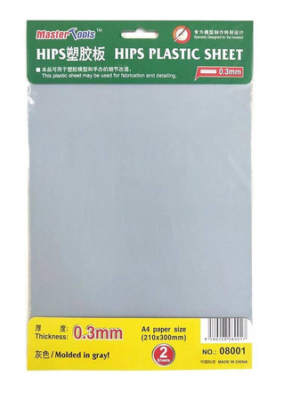 Trumpeter 08001 Hips Plastic Sheet 0,3 mm 2 szt.