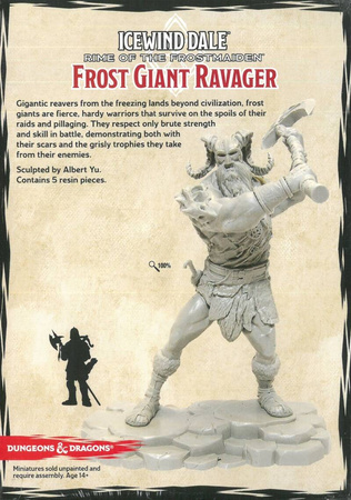 Dungeons&Dragons Collector's Series Icewind Dale Frost Giant Ravager  - figurka giganta