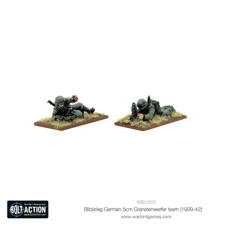Bolt Action Blitzkrieg German 5cm Granatenwerfen Team