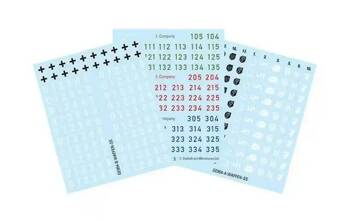 Kalkomania Flames of War Waffen-SS Decal Set