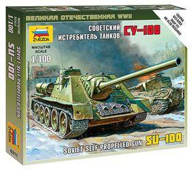 Zvezda 6211 Soviet Self-Propelled Gun SU-100