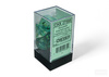 Kości zestaw RPG Chessex 27595 Borealis Kelp / Light Green Polyhedral