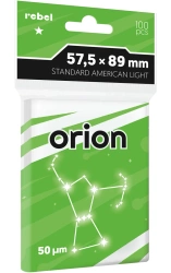 Koszulki ochronne 57,5x89 mm Rebel Orion Light Standard American