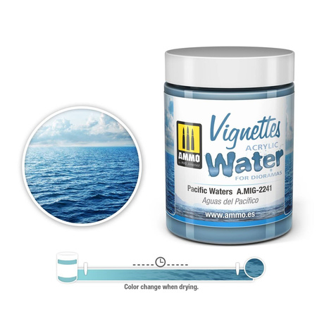 AMMO MIG 2241 Vignettes acrylic water Pacific waters