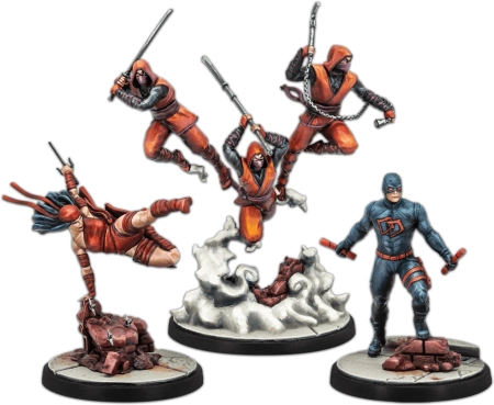 Marvel Crisis Protocol CP79 Shadow Daredevil & Elektra