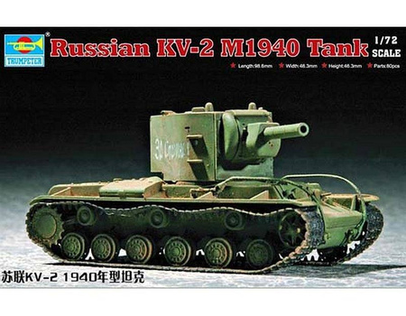 Trumpeter 07235 KV-2 1940