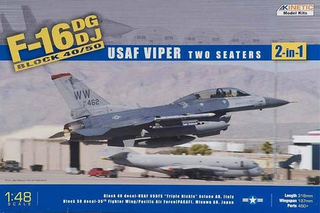 Kinetic 48005 F-16 Block 40/50 USAF Viper 2-in-1