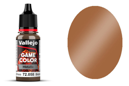 Farba Vallejo Game Color 127 72058 Metallic Brassy Brass