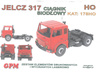 Model kartonowy GPM 179H0+178H0 Jelcz 317 + ZREMB D-18