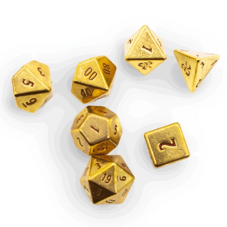 Kości zestaw RPG 50th Anniversary HEAVY METAL DnD Ultra-Pro