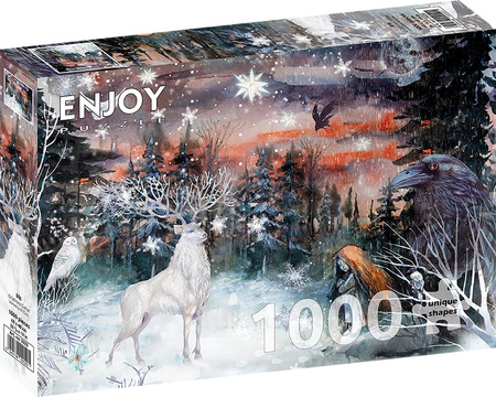 Puzzle 1000 el. Enjoy 2020 Czerń i biel 