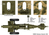 Model do sklejenia i pomalowania Das Werk 35023 155mm howitzer M1918
