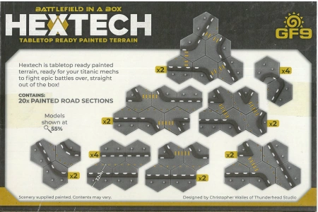 Battlefield in A Box HexTech HEXT19 Trinity City Road Intersections / Drogi