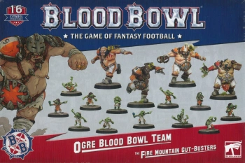 Blood Bowl Ogre Team /  Fire Mountain Gut Busters - drużyna ogrów