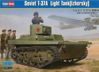 Hobby Boss 83821 Soviet T-37A Light Tank(Izhorsky) model plastikowy do sklejenia i pomalowania